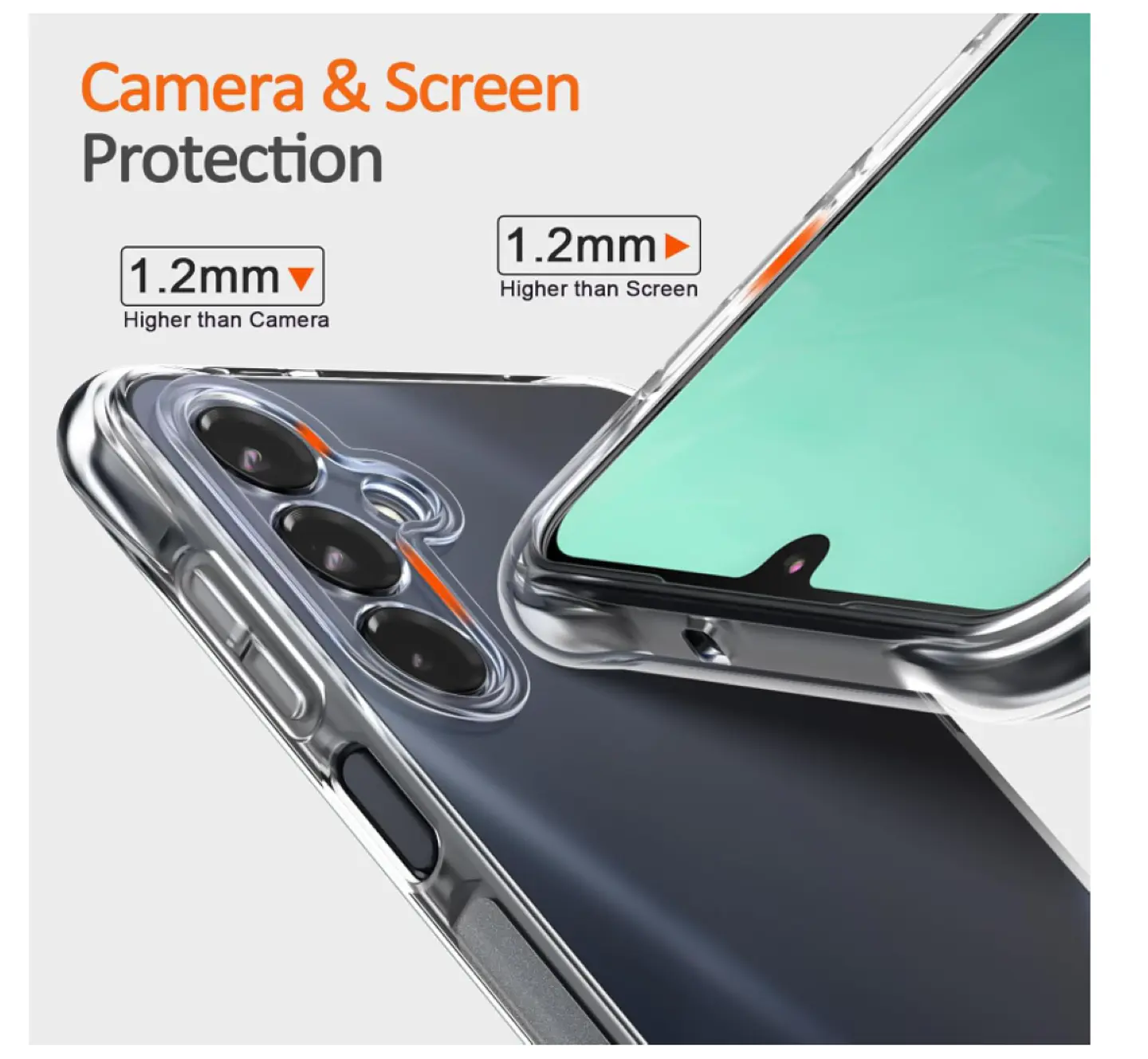 Carcasa Para Samsung A17 5g Transparente Reforzada 2