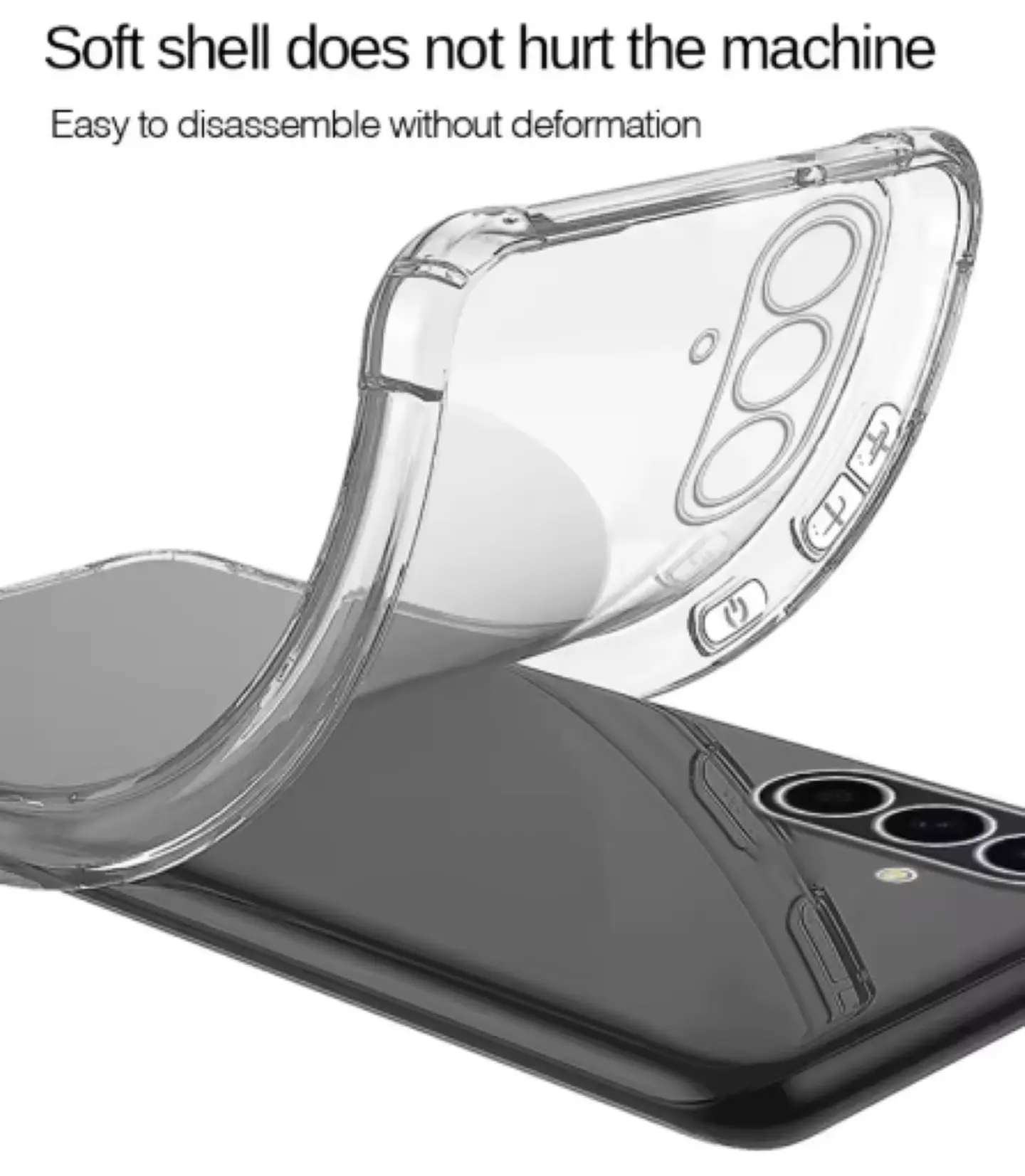 Carcasa Para Samsung S25 Fe Transparente Reforzada 3