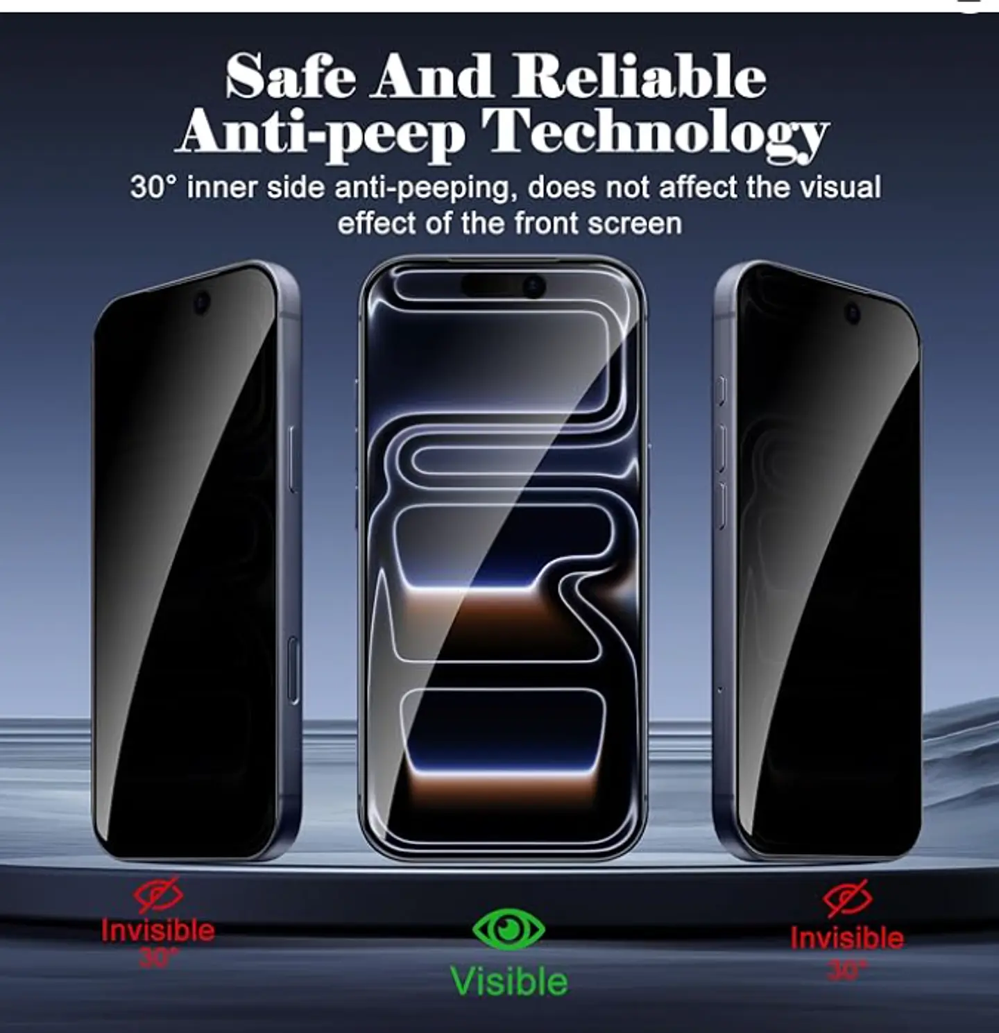 Lámina Mica Privacidad 3d Anti-espía Para iPhone 17 Pro 5