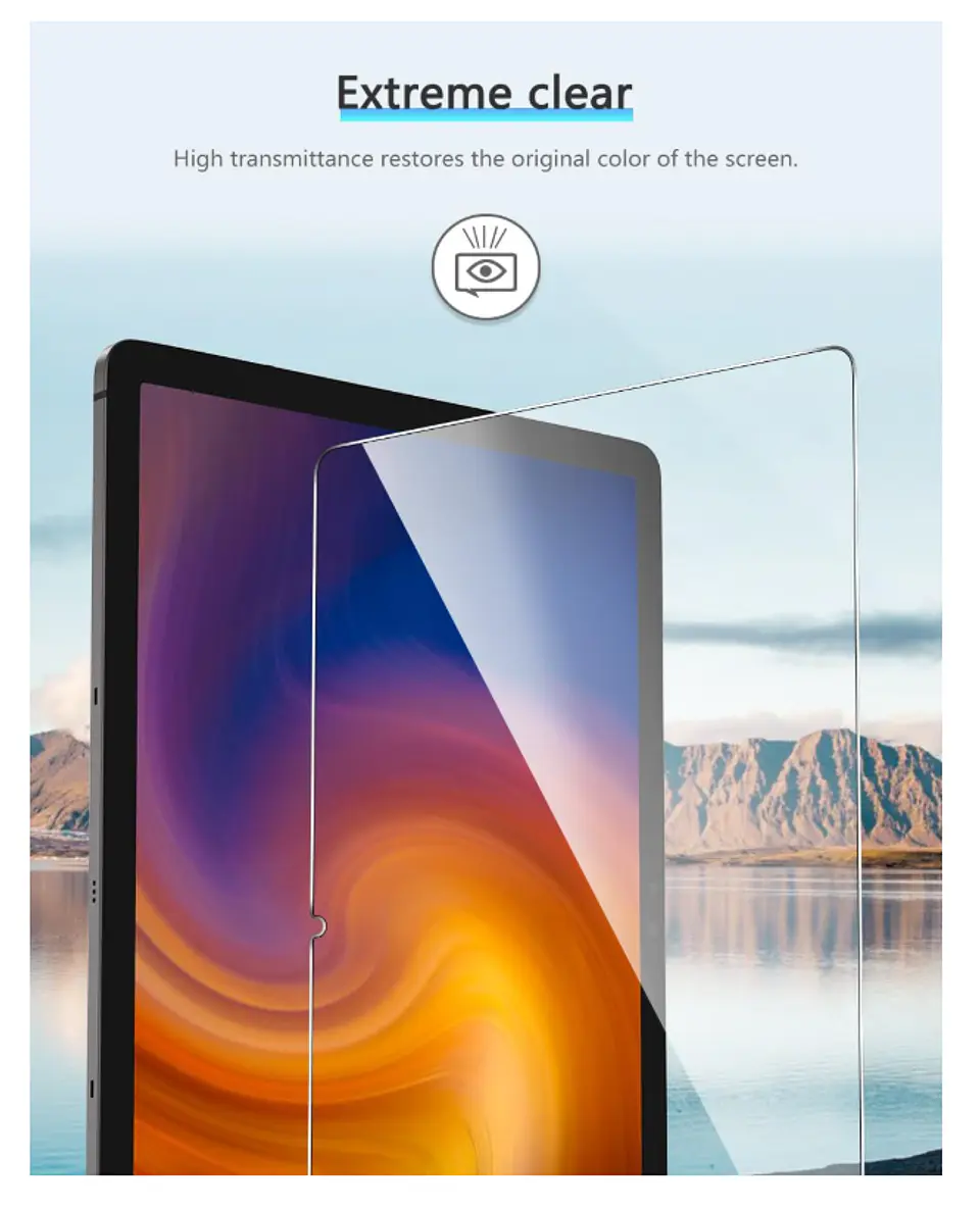 Mica Lámina De Vidrio Templado Para Samsung Tab S10 Fe+ 3