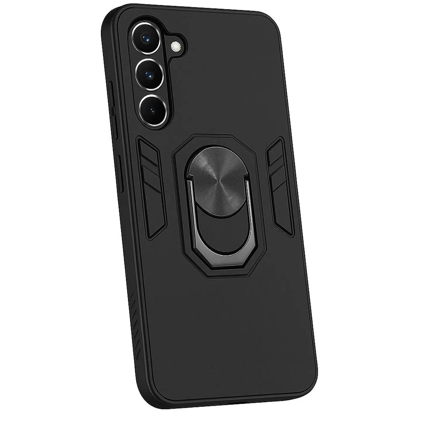 Carcasa Para Samsung S25 Fe Anti Golpes Anillo Negro 2