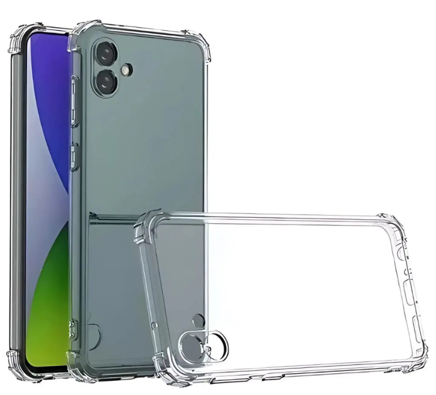 Carcasa Para Samsung A06 5g Transparente Reforzada 2