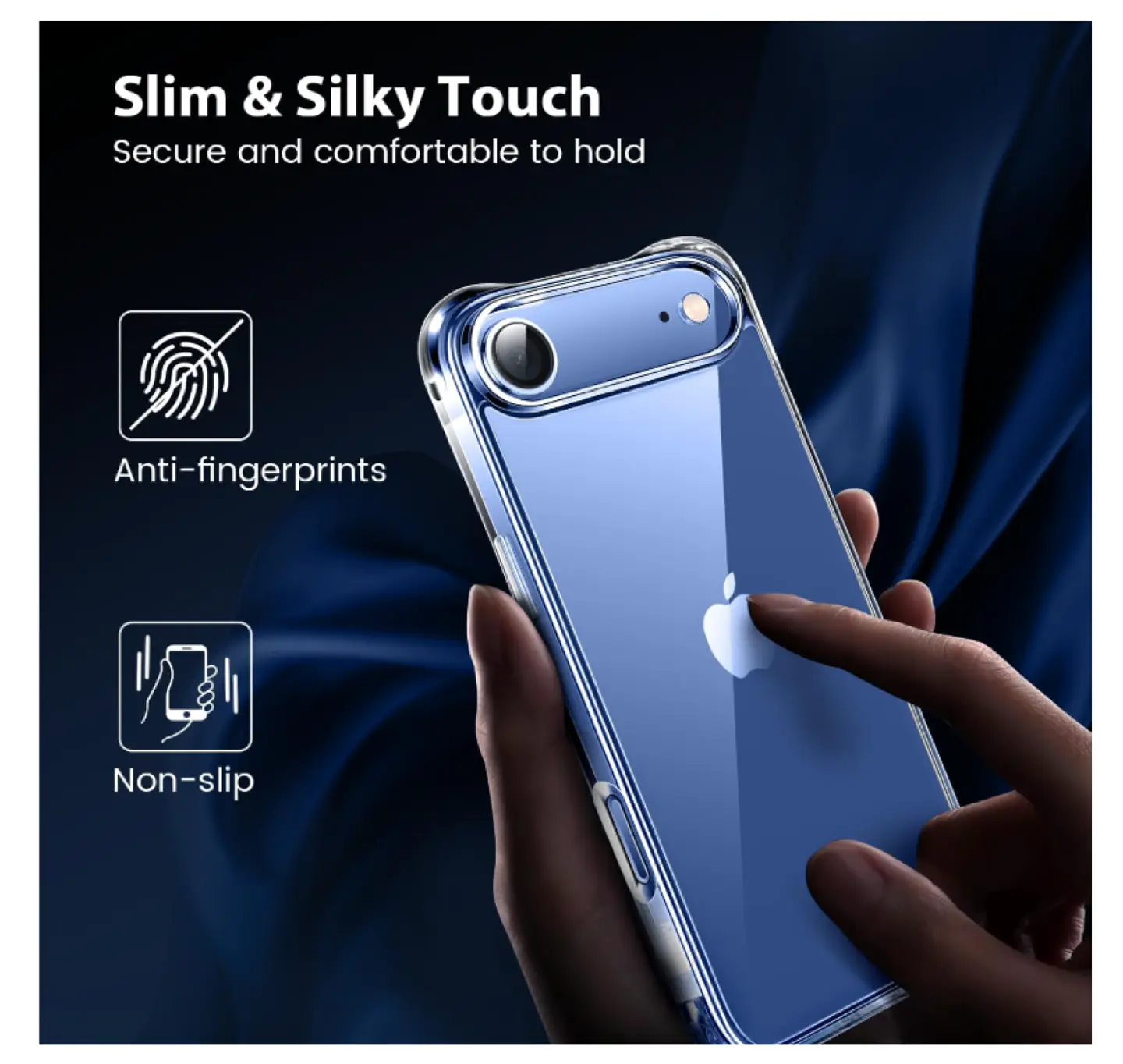 Carcasa Para iPhone 17 Air Transparente Reforzada 7
