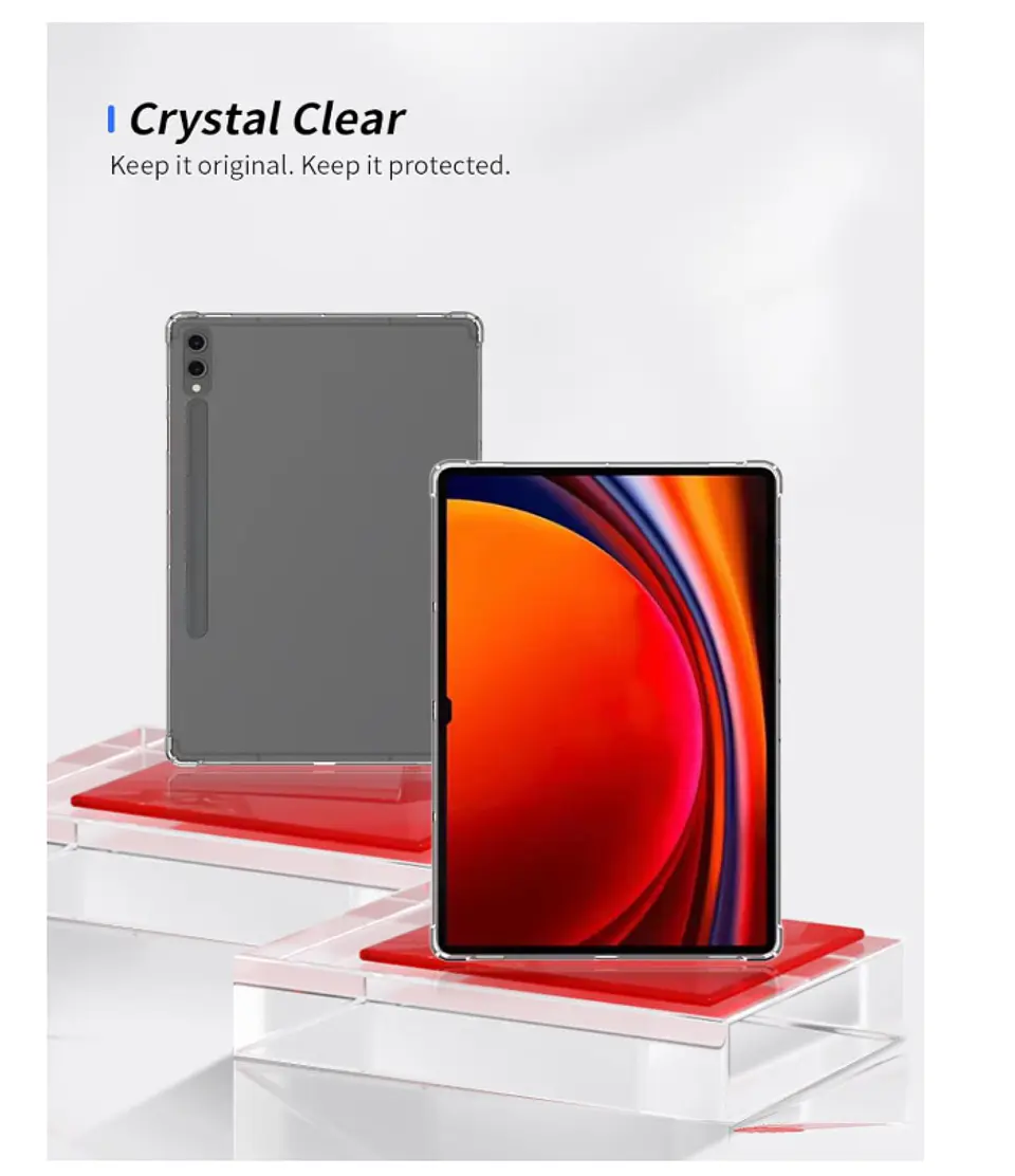 Carcasa Transparente Reforzada Para Tablet Samsung S11 X730 4