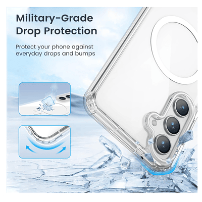 Carcasa Para Samsung S25 Plus Transparente MagSafe