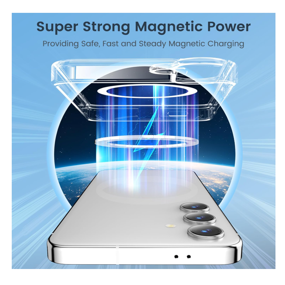 Carcasa Para Samsung S25 Ultra Transparente MagSafe