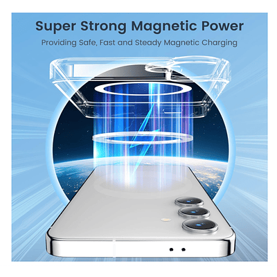 Carcasa Para Samsung S25 Ultra Transparente MagSafe