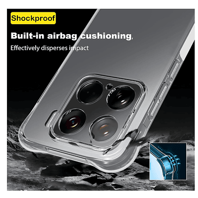 Carcasa Para Xiaomi 15 5g Transparente Reforzada
