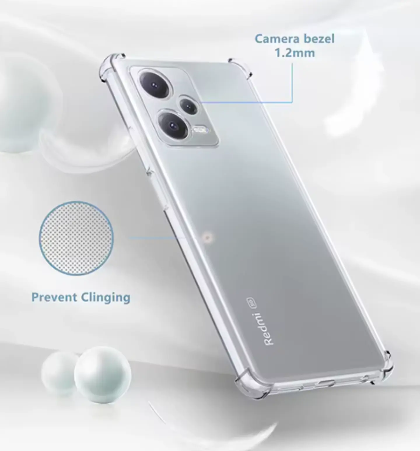 Carcasa Para Xiaomi 15c 4g/ 5g Transparente Reforzada 3