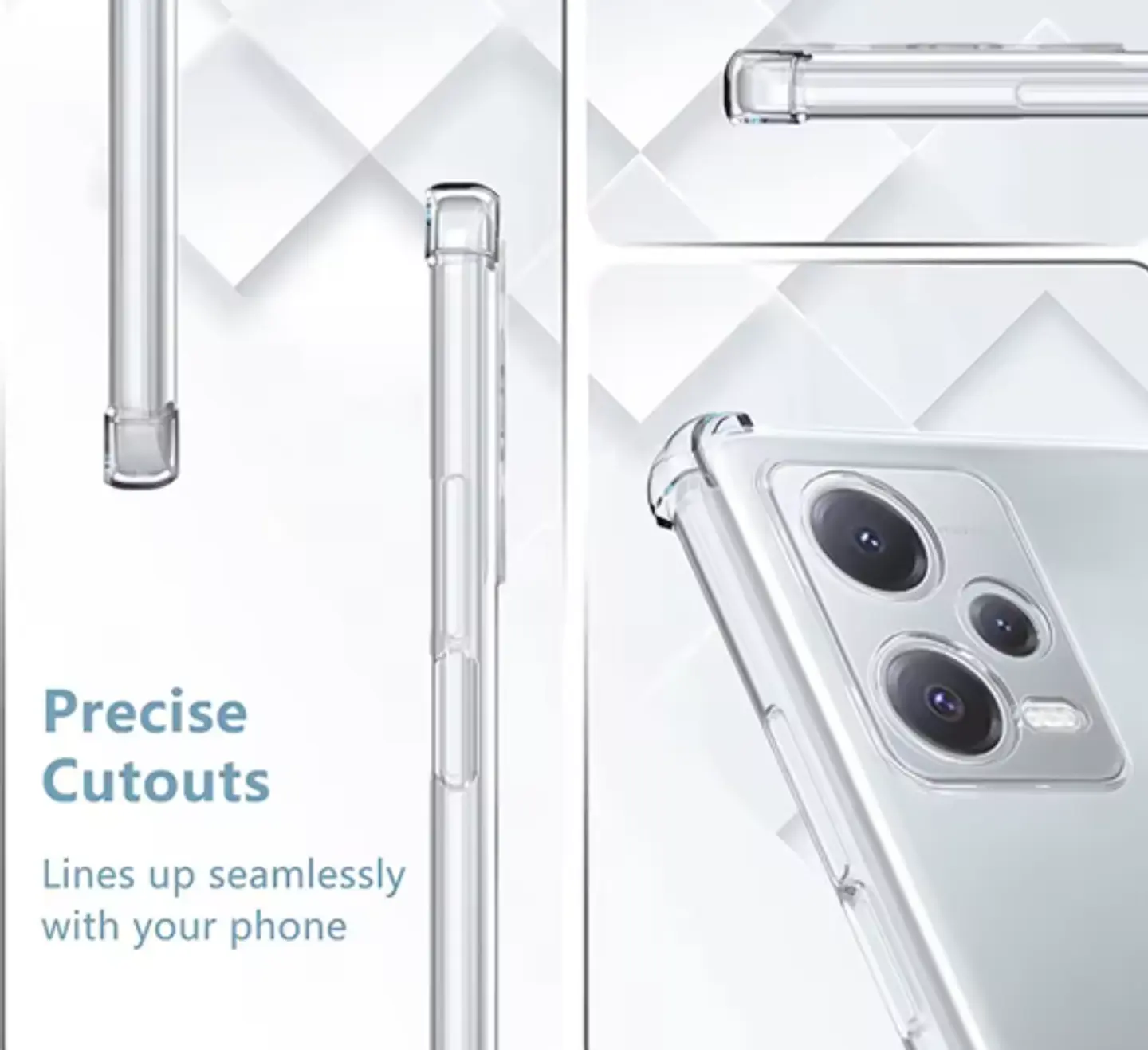 Carcasa Para Xiaomi 15c 4g/ 5g Transparente Reforzada 4