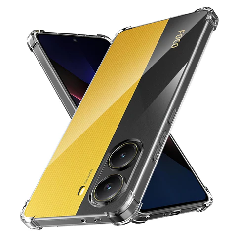Carcasa Para Xiaomi Poco X7 Pro 5g Transparente Reforzada