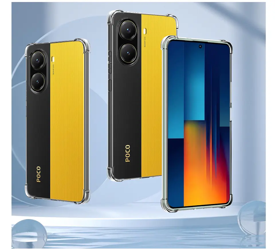 Carcasa Para Xiaomi Poco X7 Pro 5g Transparente Reforzada 5