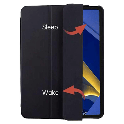 Funda Con Ranura Smartcover Para Tablet Samsung A11+ Plus Negro