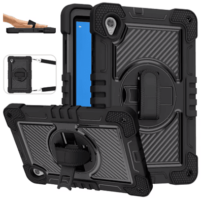Funda Carcasa Antigolpes 360 Para Tablet A11+ Plus Con Correa