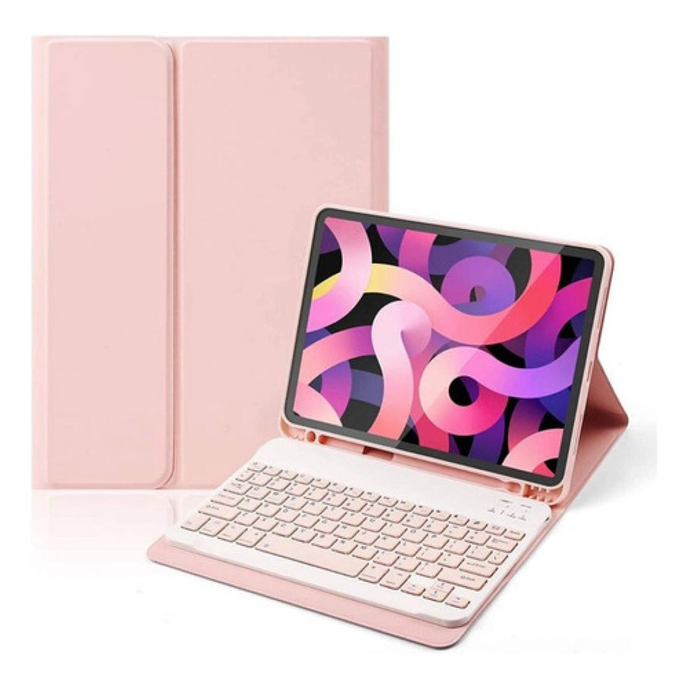Funda y Teclado Rosado Para Tablet Honor Pad 9 12.1 Español