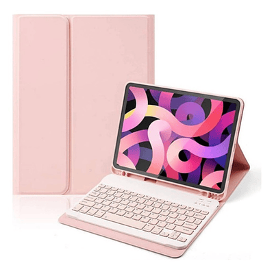 Funda y Teclado Rosado Para Tablet Honor Pad 9 12.1 Español