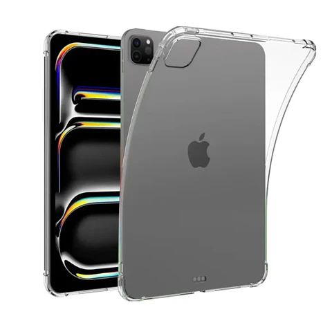 Carcasa Transparente Reforzada Para iPad Pro 11 M5 2025