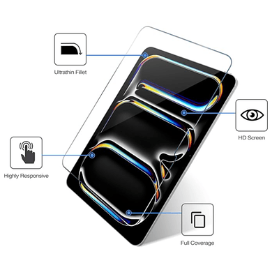 Mica Lámina De Vidrio Templado Para iPad Pro 13 M5 2025