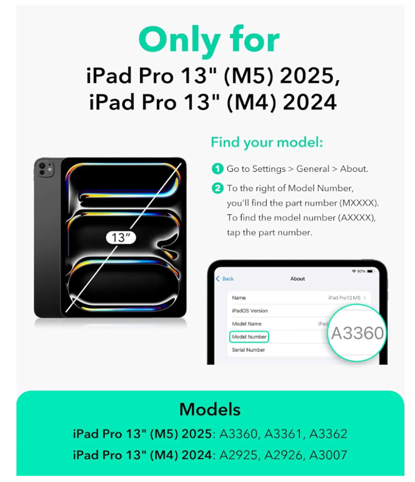 Mica Lámina De Vidrio Templado Para iPad Pro 13 M5 2025 4