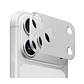 Protector trasero de cámara para iPhone 17 Pro Max Silver - Miniatura 1