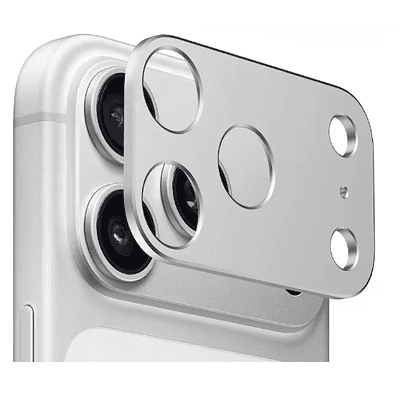 Protector trasero de cámara para iPhone 17 Pro Max Silver