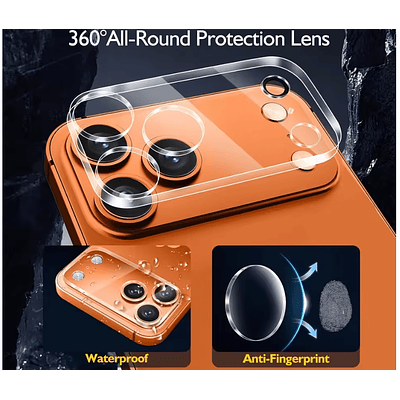 Protector Trasero de Cámara para iPhone 17 Pro Transparente