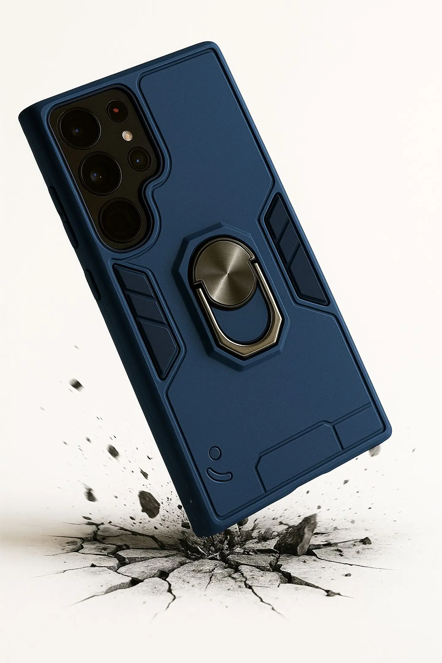 Carcasa Para Samsung S26 Ultra Anti Golpes Anillo Azul 2