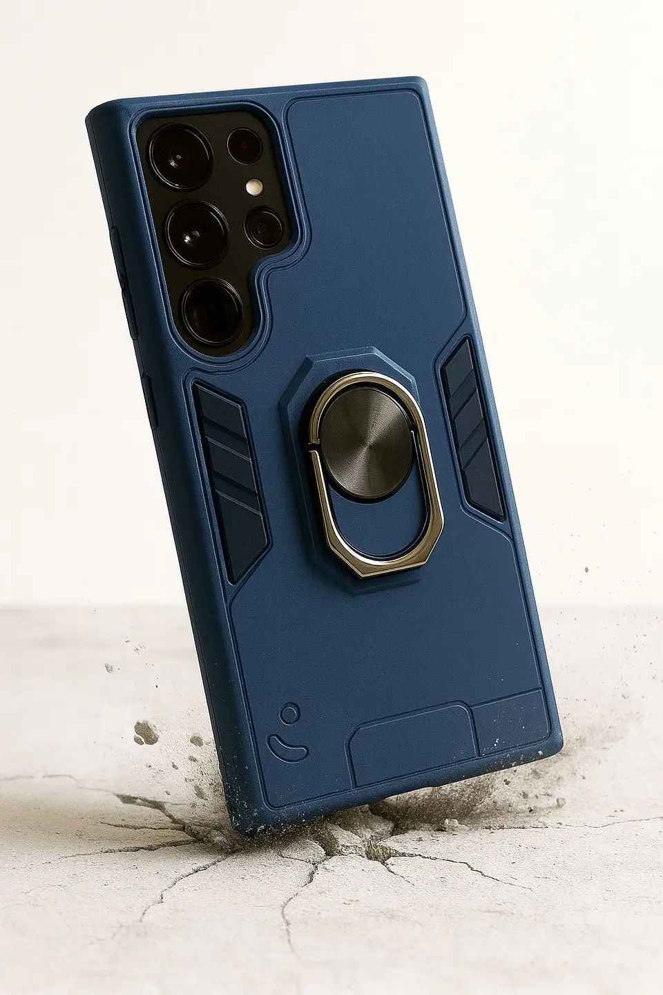 Carcasa Para Samsung S26 Ultra Anti Golpes Anillo Azul 3
