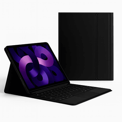 Funda Con Teclado Negro Para iPad 10ma Gene 10.9 Touchpad