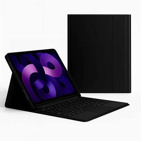 Funda Con Teclado Negro Para iPad 10ma Gene 10.9 Touchpad