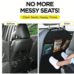 Protector Respaldo Asiento Auto Silla Bebe Soporte Tablet