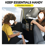 Protector Respaldo Asiento Auto Silla Bebe Soporte Tablet