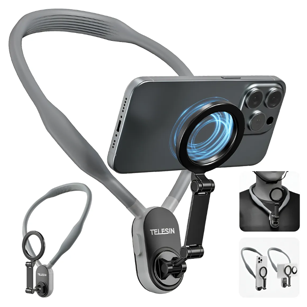 Soporte De Cuello Para Celular Con Anillo Magnético