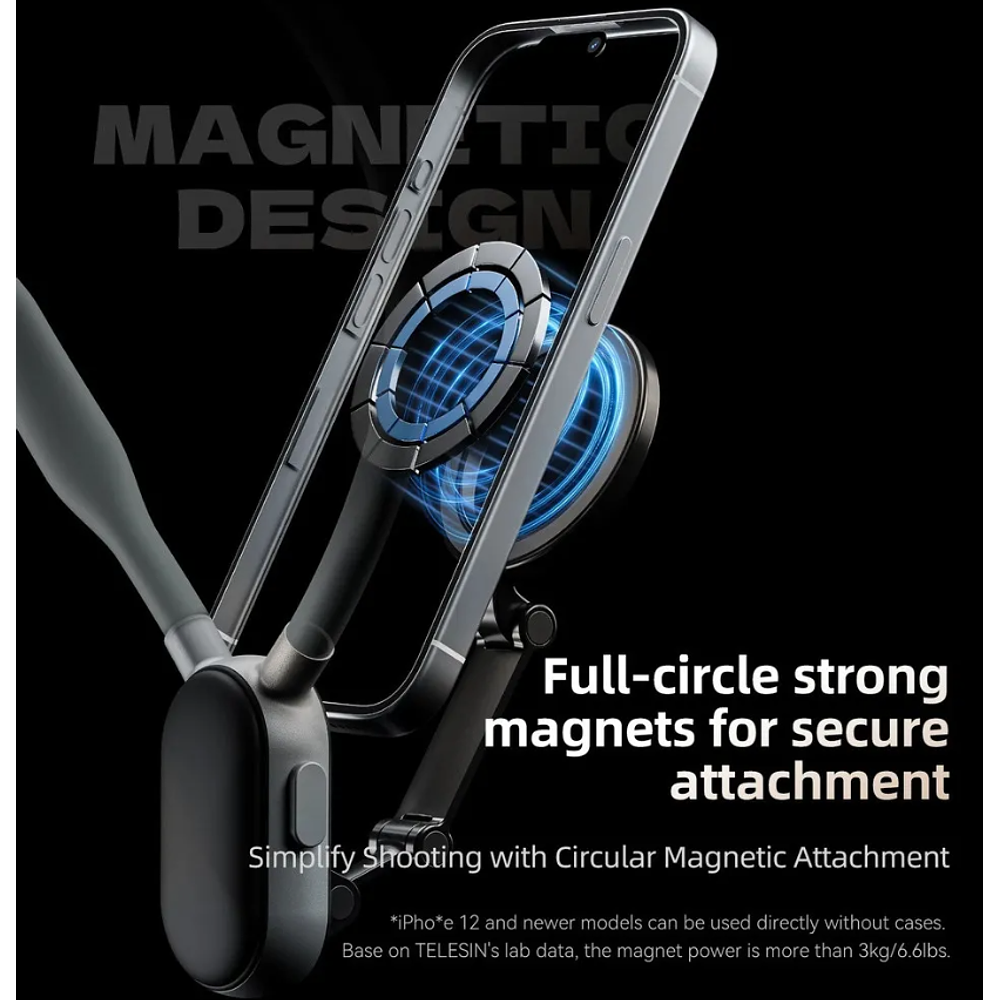 Soporte De Cuello Para Celular Con Anillo Magnético