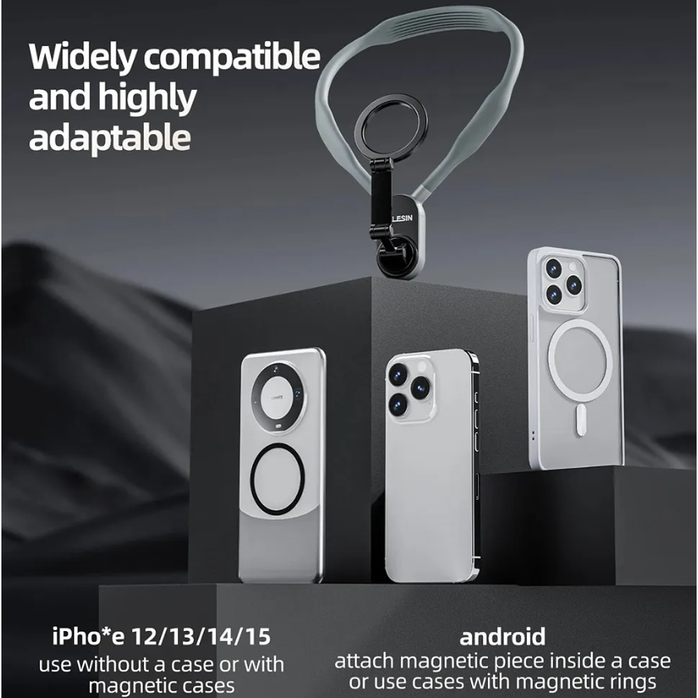 Soporte De Cuello Para Celular Con Anillo Magnético