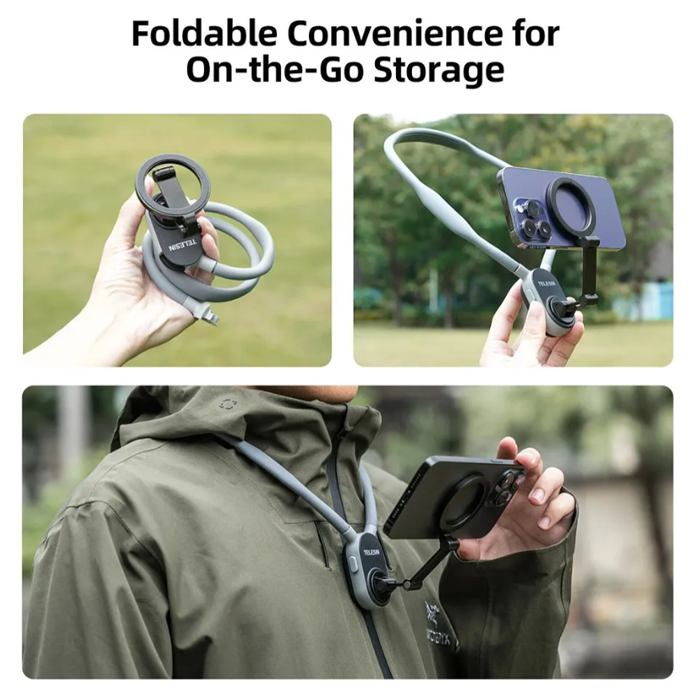 Soporte De Cuello Para Celular Con Anillo Magnético