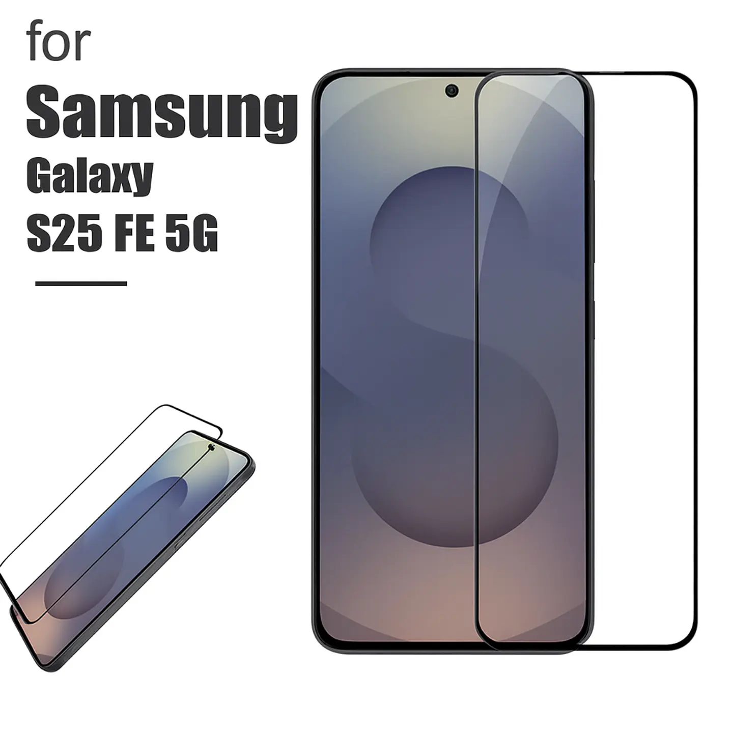 Mica Lámina Vidrio Templado Completa Para Samsung S25 Fe 2
