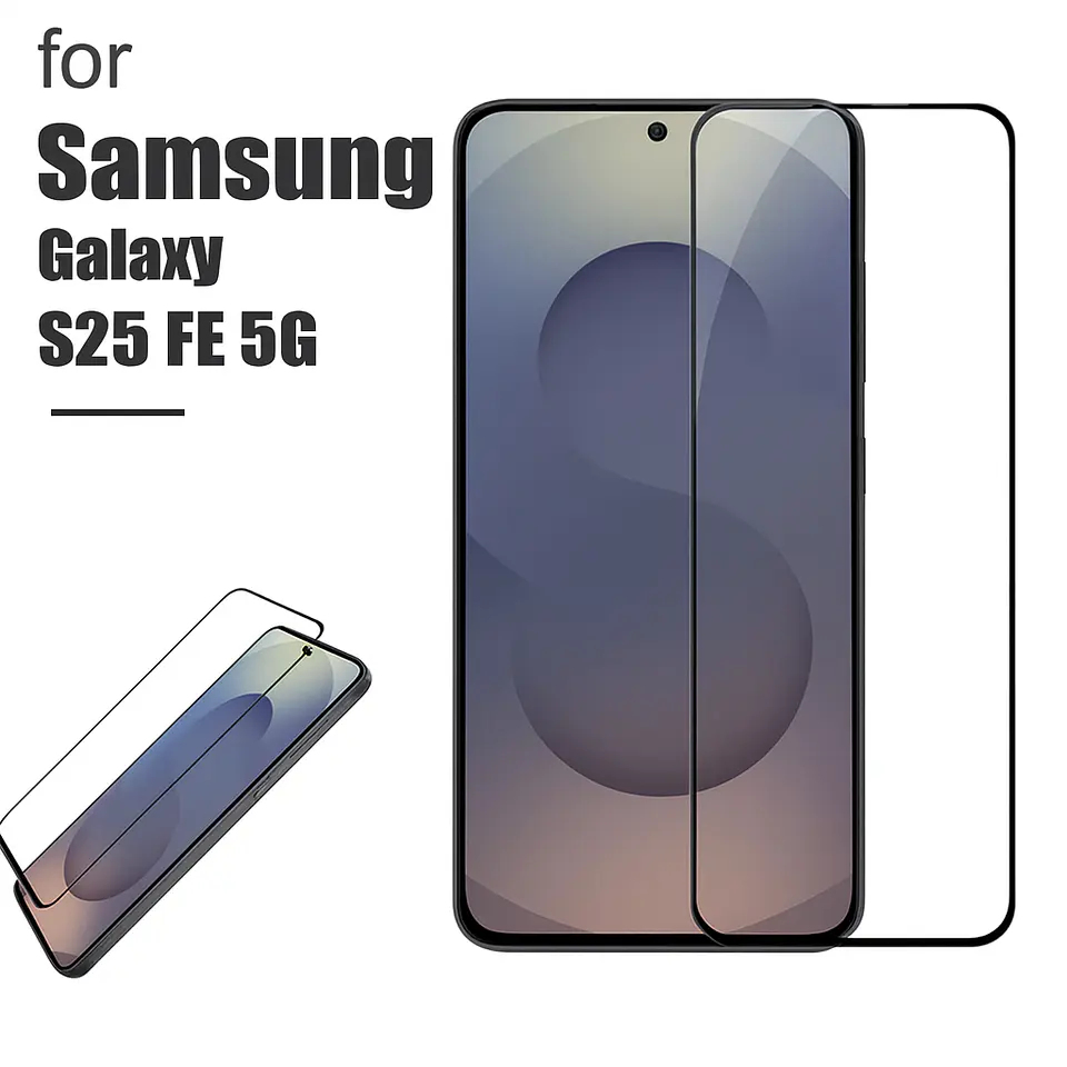 Mica Lámina Vidrio Templado Completa Para Samsung S25 Fe 2