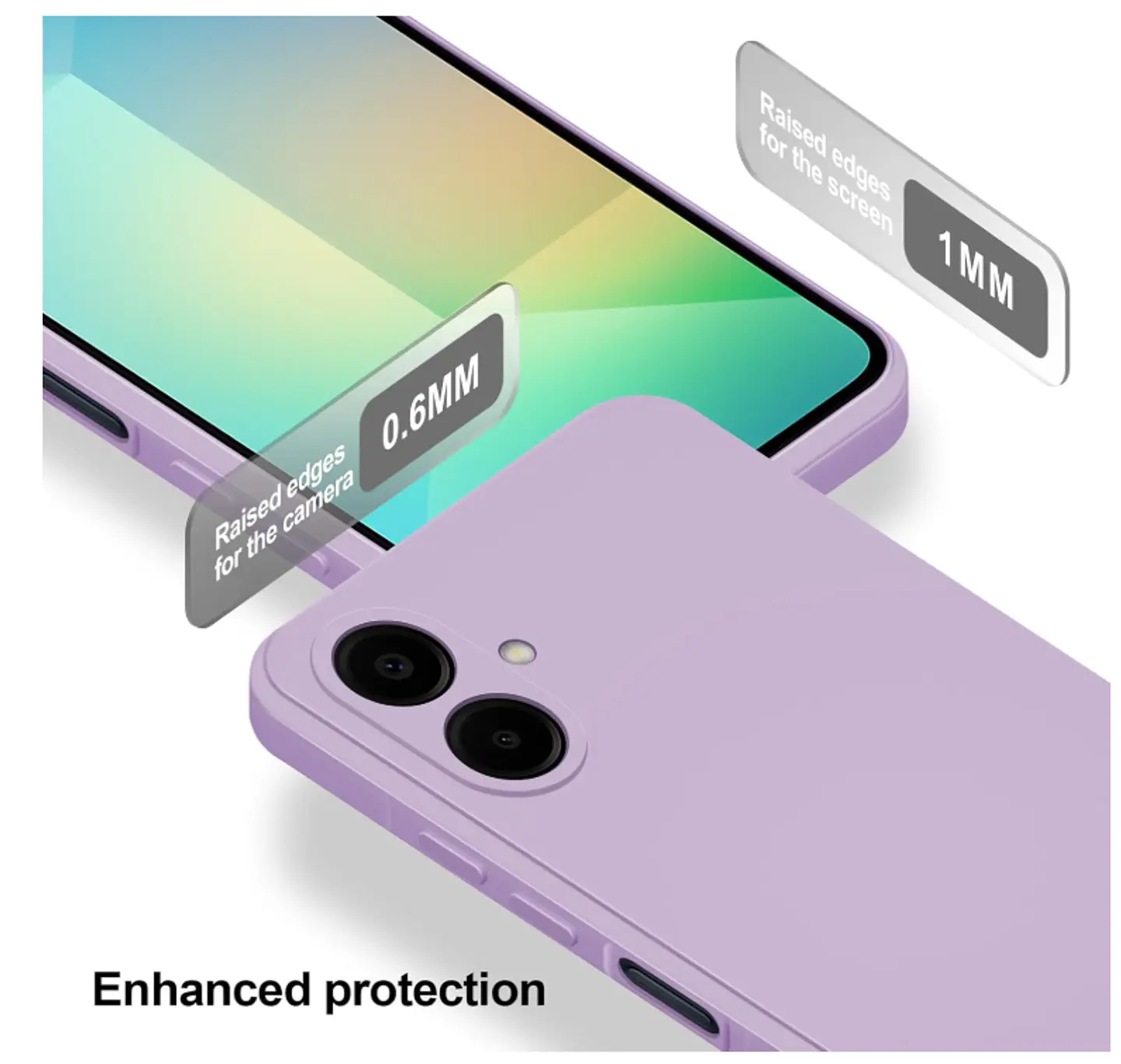 Carcasa Funda Para Samsung A06 5g Silicona Color 8