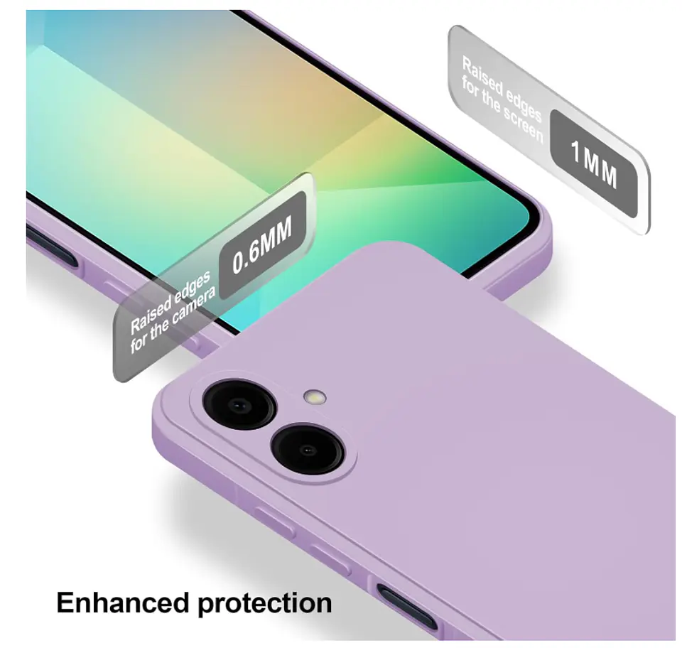 Carcasa Funda Para Samsung A06 5g Silicona Color 8