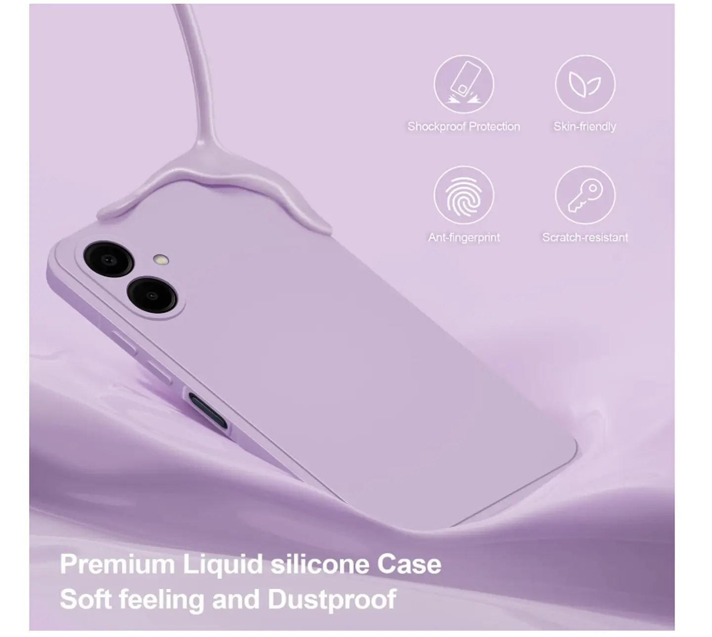 Carcasa Funda Para Samsung A06 5g Silicona Color 9