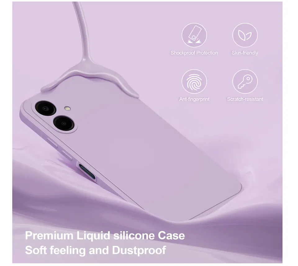 Carcasa Funda Para Samsung A06 5g Silicona Color 9
