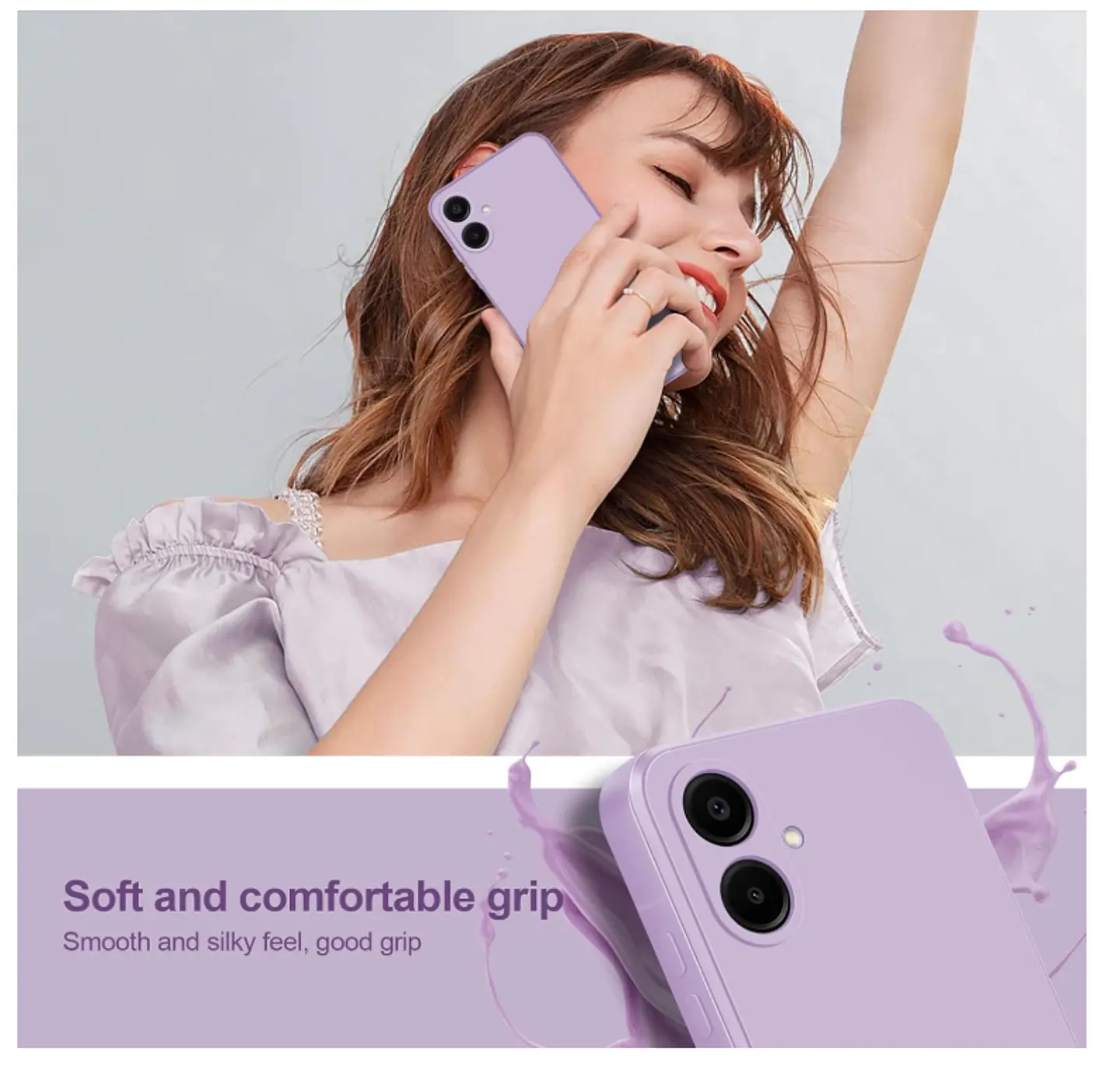Carcasa Funda Para Samsung A06 5g Silicona Color 10