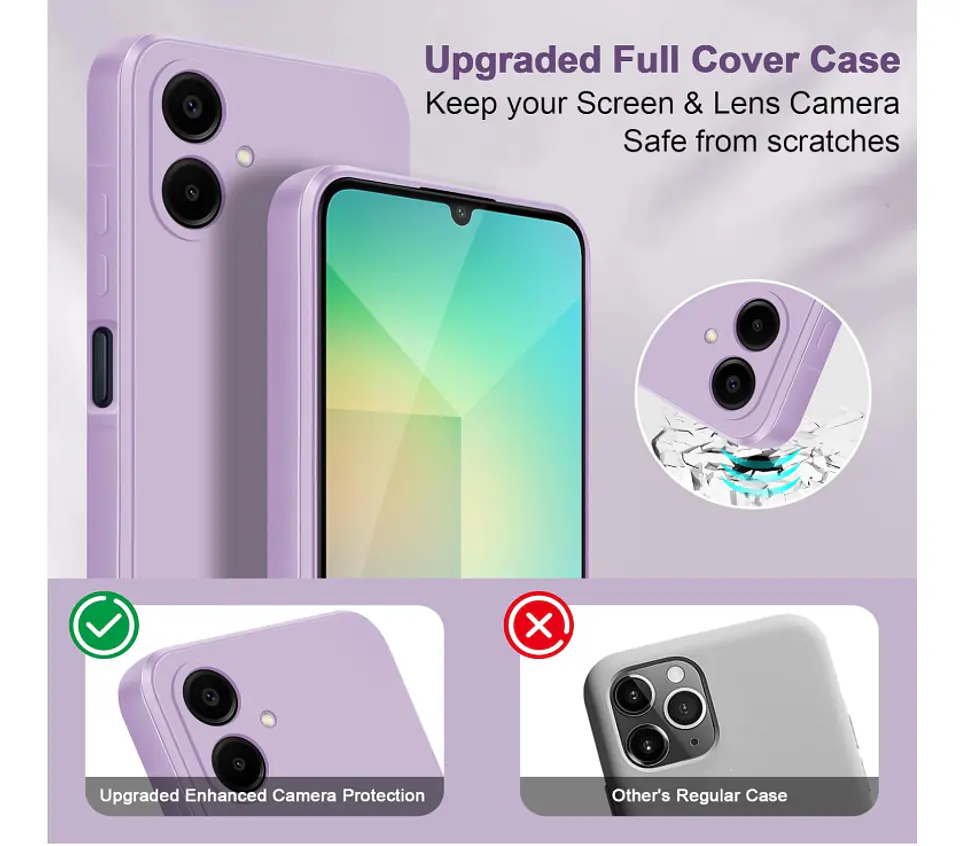 Carcasa Funda Para Samsung A06 5g Silicona Color 11