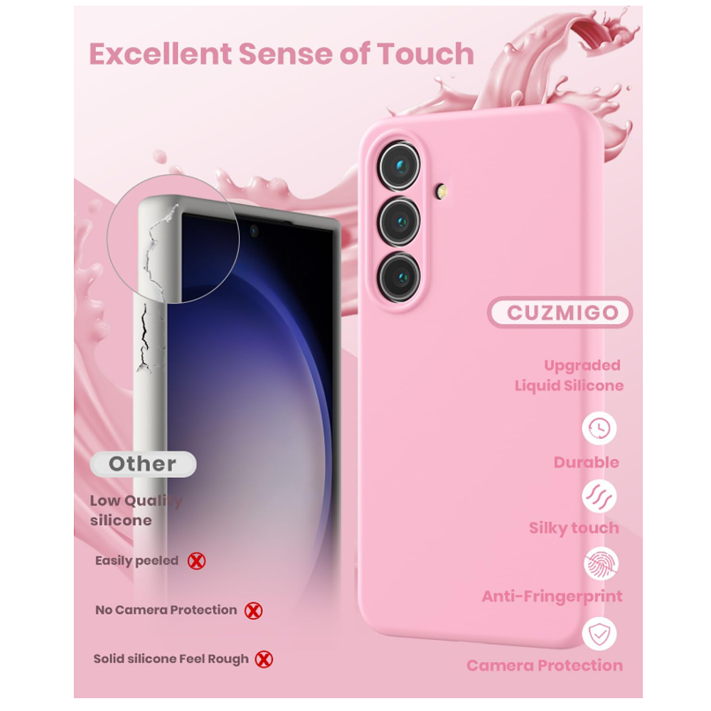 Carcasa Funda Para Samsung S26 Silicona Color