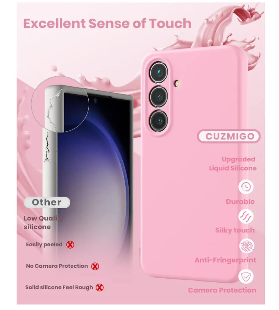 Carcasa Funda Para Samsung S26 Silicona Color 3