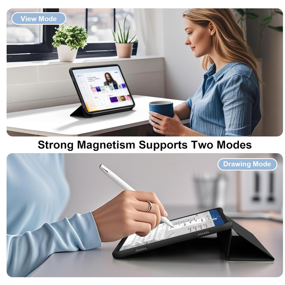 Funda Carcasa Smart Cover Para Tablet Samsung A11+ Plus 2025