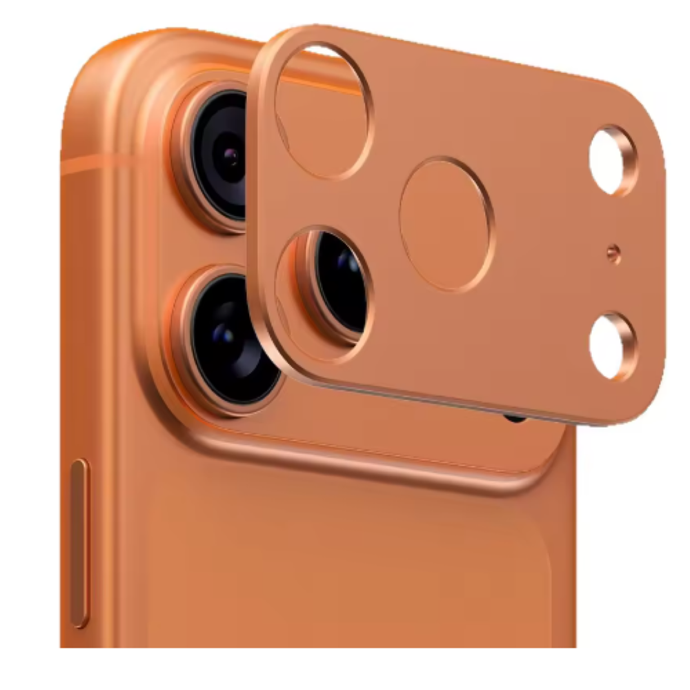 Protector trasero de cámara para iPhone 17 Pro Orange
