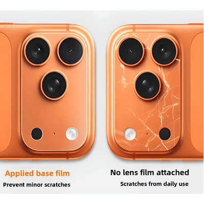 Protector trasero de cámara para iPhone 17 Pro Orange