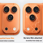 Protector trasero de cámara para iPhone 17 Pro Orange